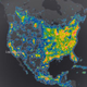 Interactive night sky atlas over America (Image: CIRES capture courtesy of NOAA)